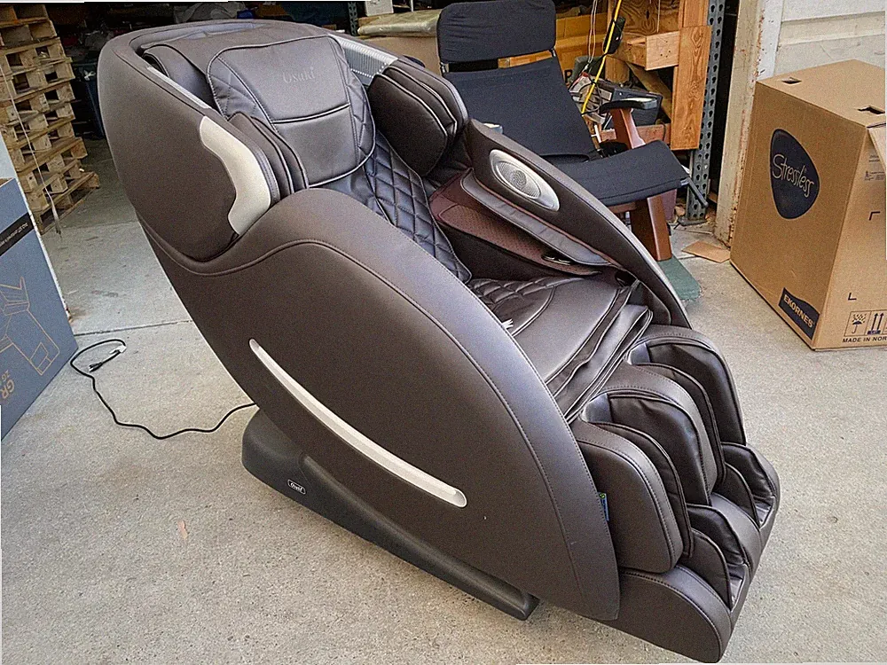 Brown Titan Osaki OS-4000XT L-Track Massage Chair Recliner #5