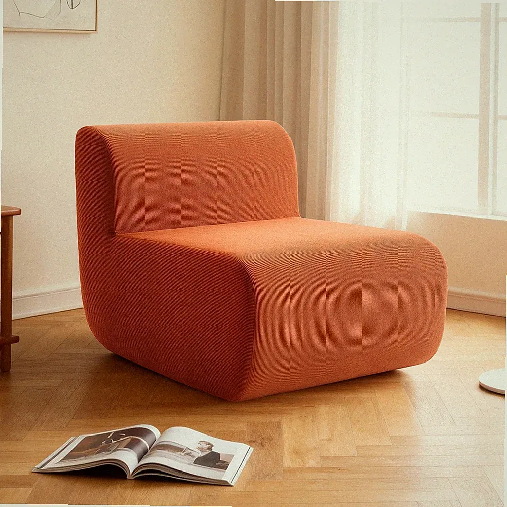 Giant Bean Bag Chair with Memory Foam Filled,Comfy Lazy Sofa Lounger Single Seat
