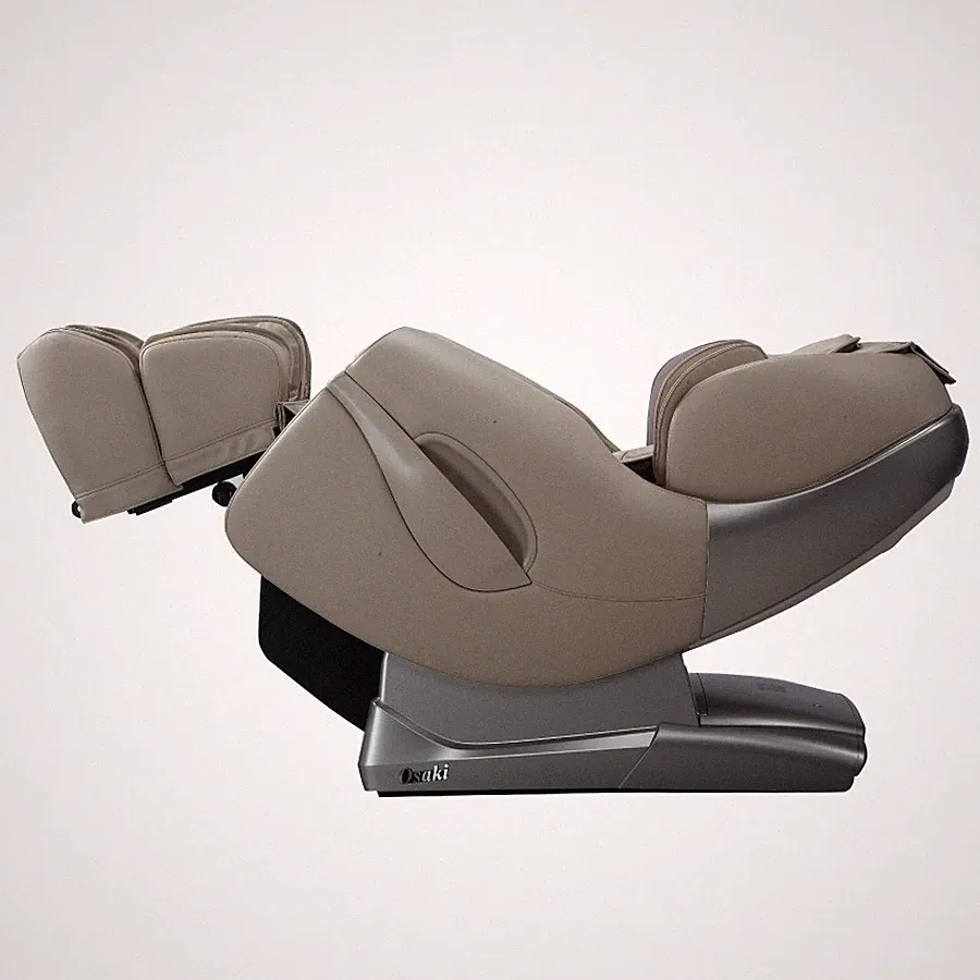 OSAKI Titan TP-Pro 8500 L-Track Massage Chair Zero Gravity Recliner Heat Beige
