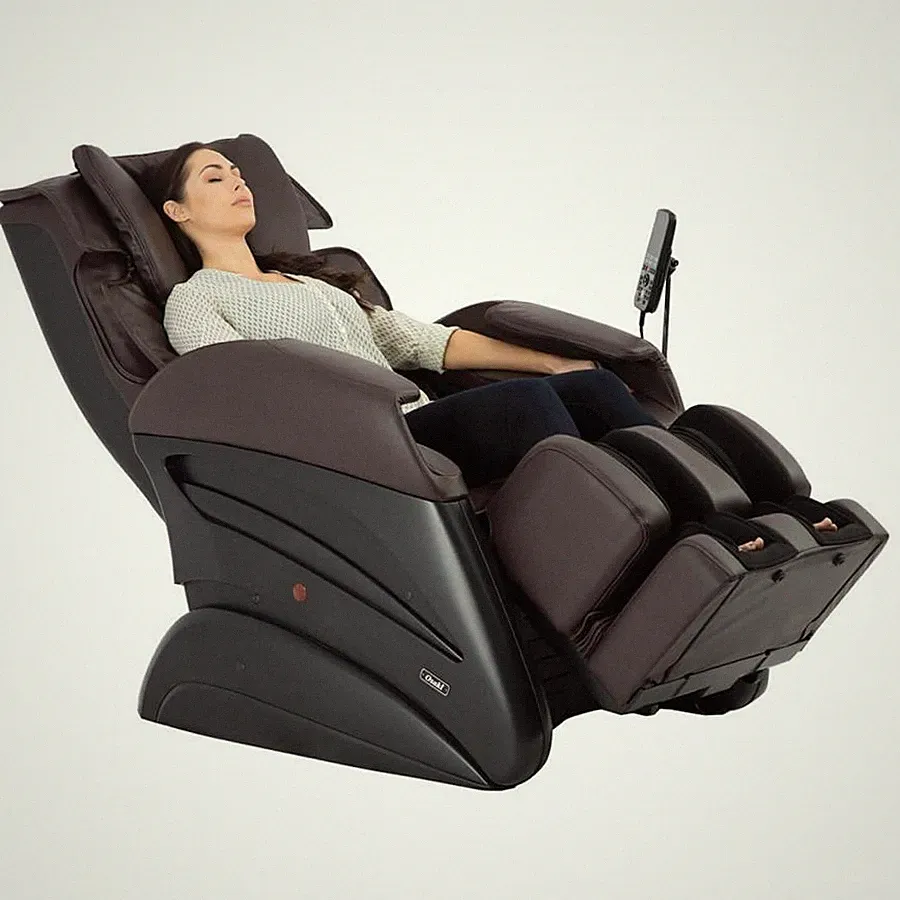 Osaki Titan TW-Chiro 3D Massage Chair S Track Large Oversize Recliner Brown