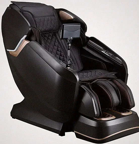 Titan Vigor 4D SL-Track Zero Gravity Heated Massage Chair-Brown, Open Box